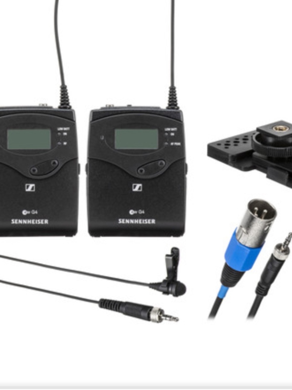 Sennheiser EW 112P G4 Camera-Mount Wireless Omni Lavalier Microphone System Used